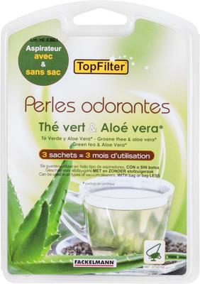 Duftperlen für Staubsauger Grüntee & Aloe Vera