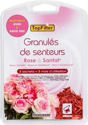 Duftperlen für Staubsauger Rose & Sandelholz